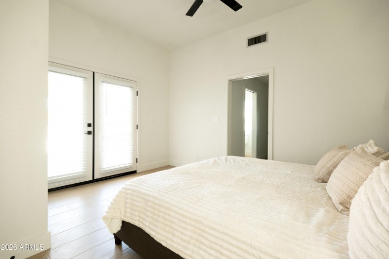 Master Suite with french doors