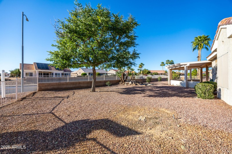 41 Huge side yard on Corral side