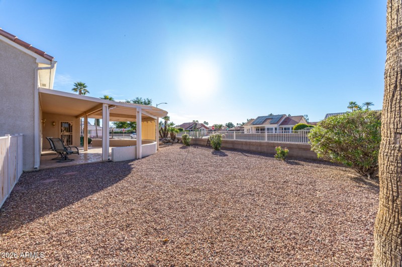 38 Fully fenced back yard