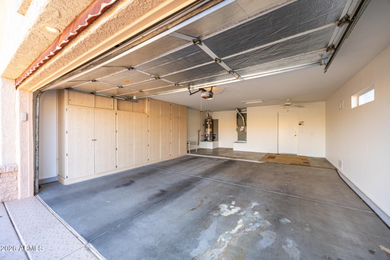 34 Garage has insulated door