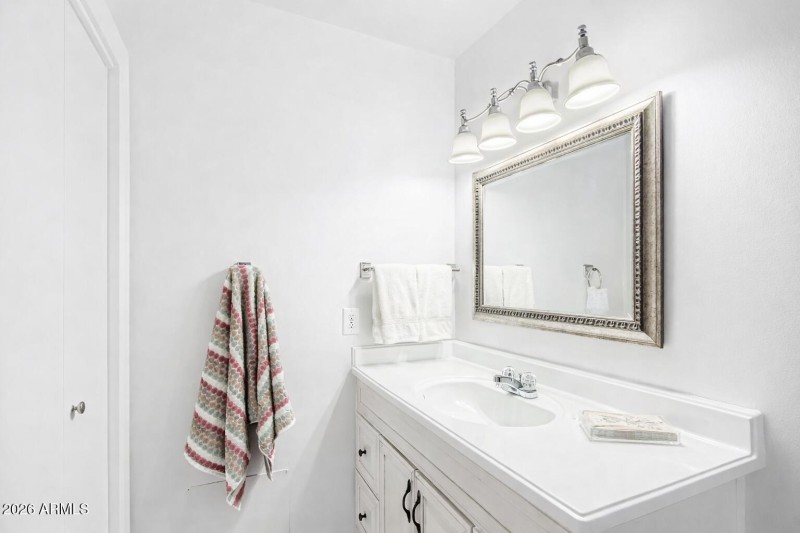 Guest Bath Virtually Painted