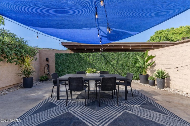 Staged Patio