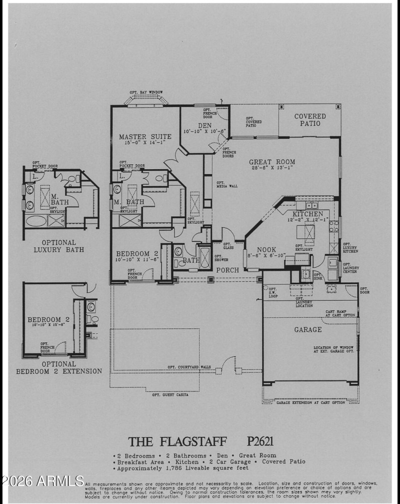 Original floor plan without expansion