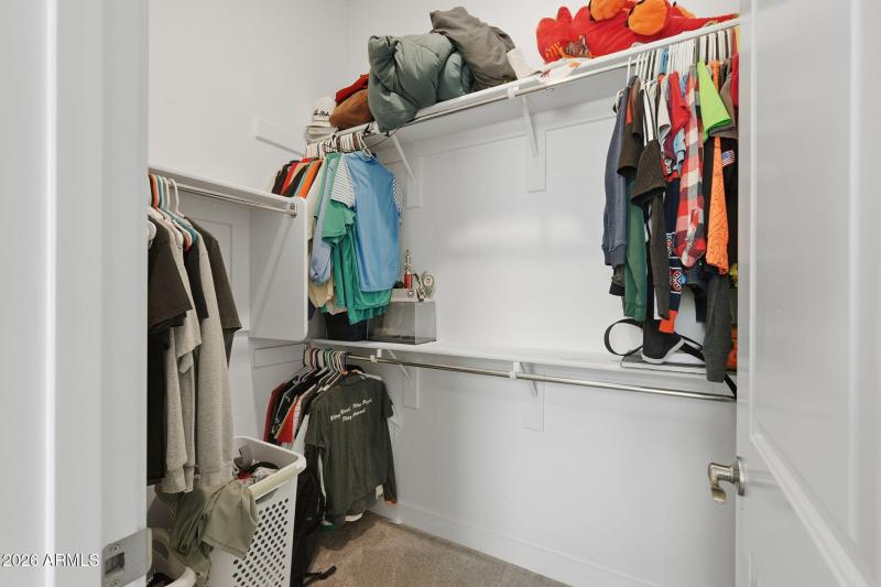 Secondary Bedroom Walk-in Closet