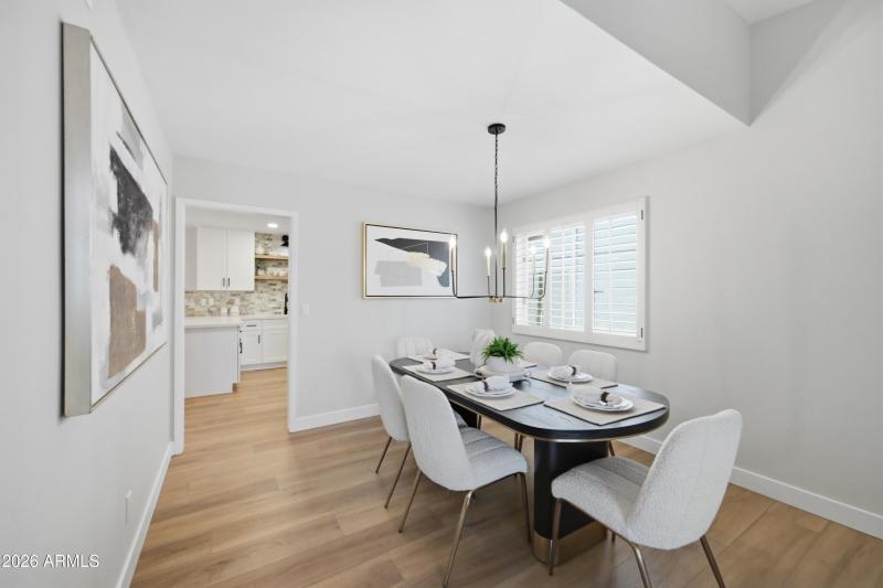 Adjacent area for dining