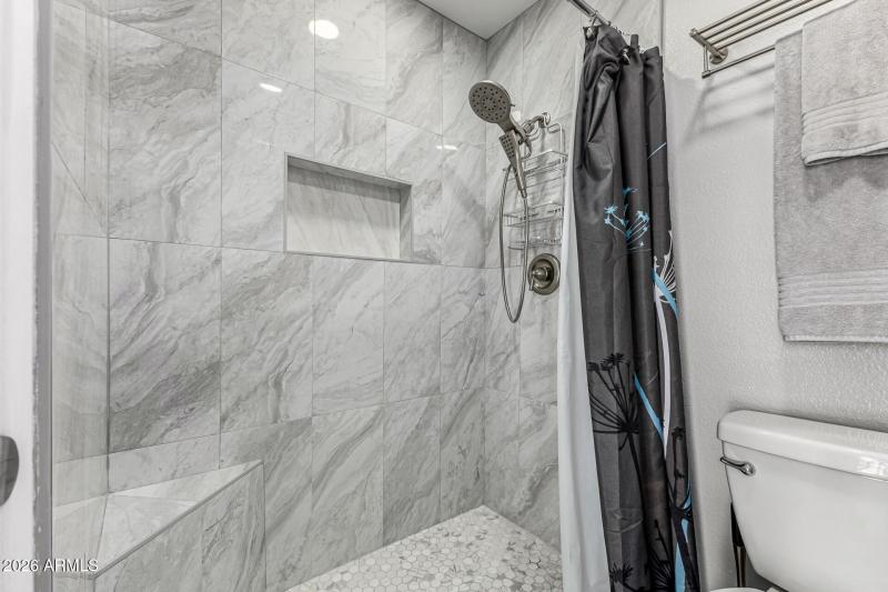 Primary shower is beautiful