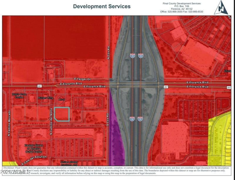 Zoning Map - Property Zoned General Comm