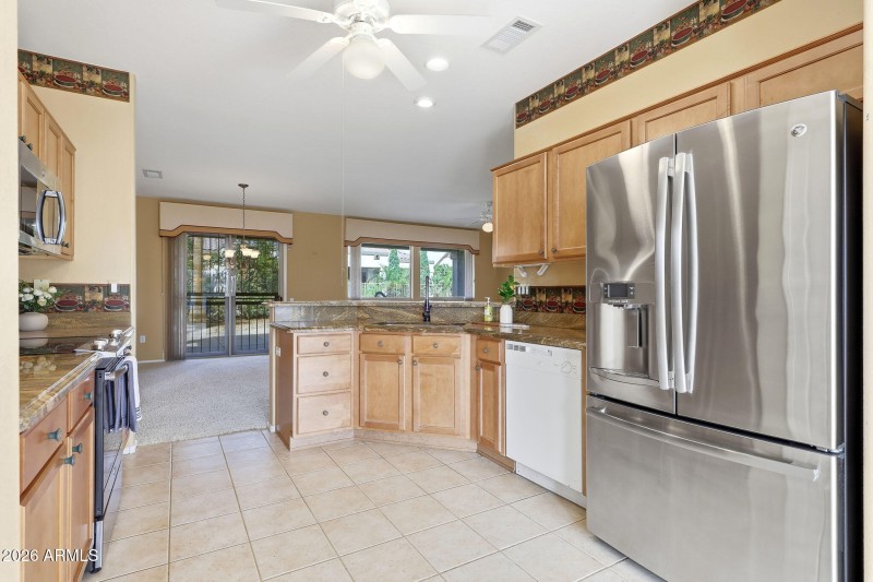 Open Concept Kitchen Area