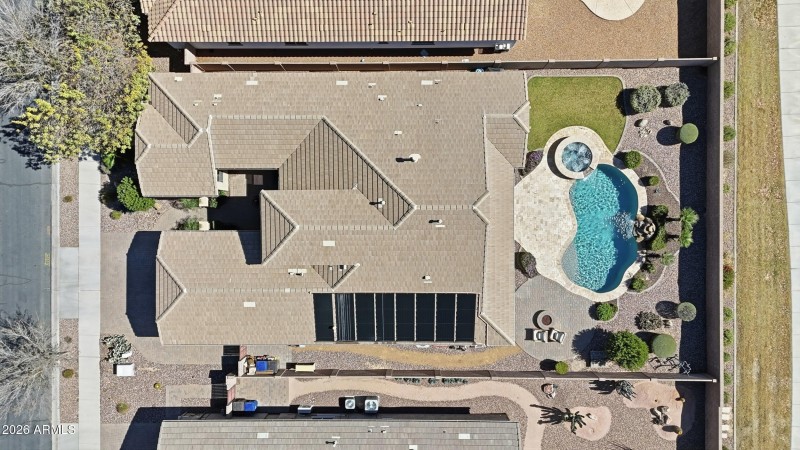 Drone to show the lot