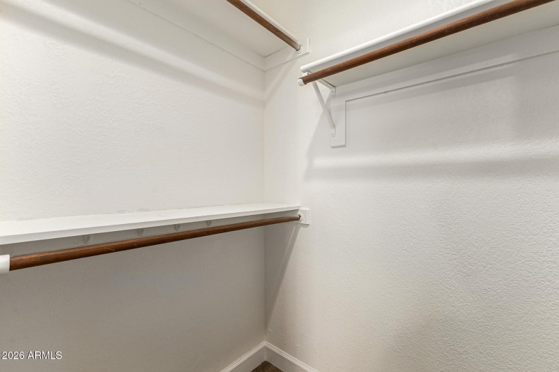 2nd bedroom walk in closet