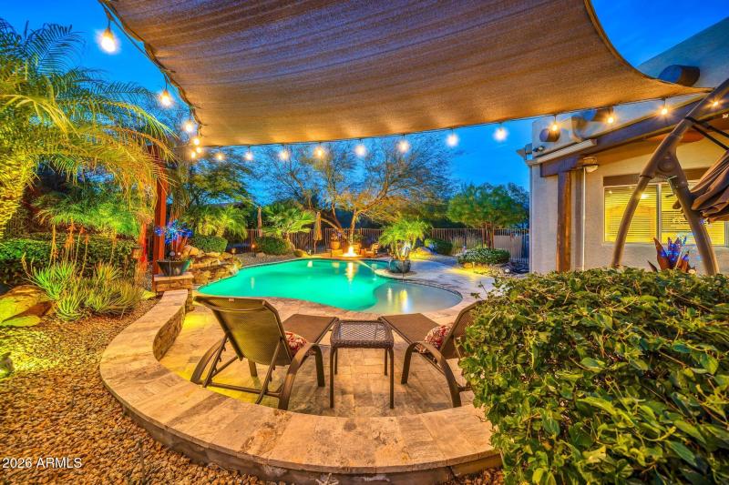 Relax under the sun sail