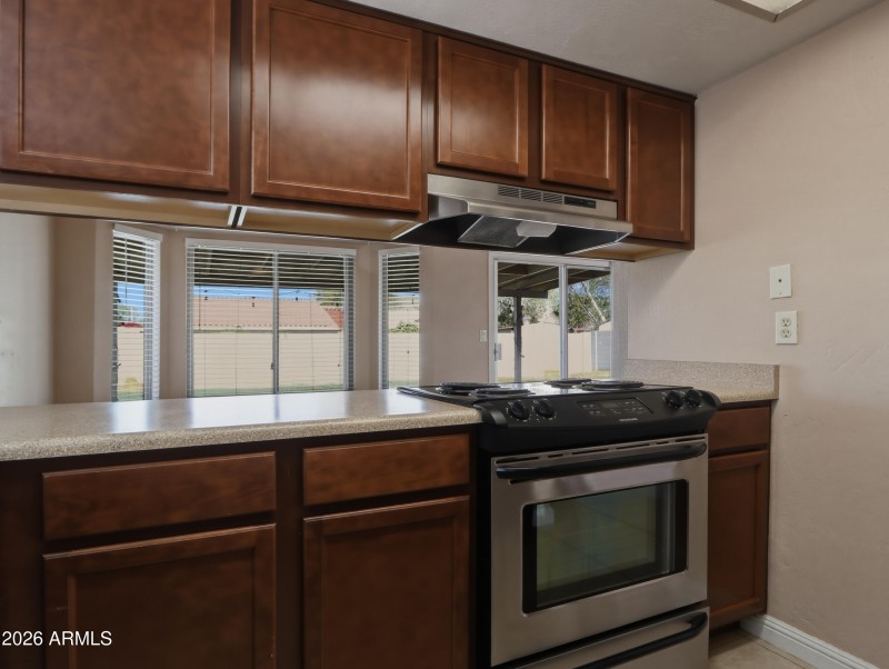 Kitchen viewing Dining Area