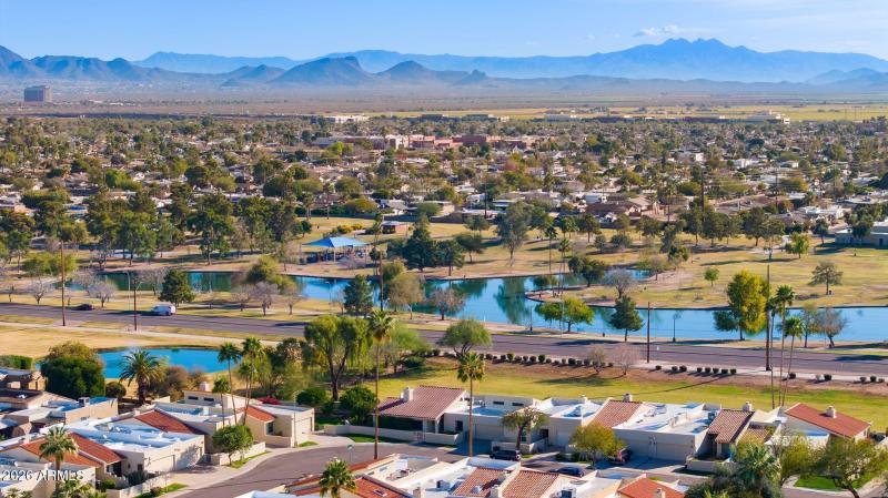 Chaparral Park aerial view