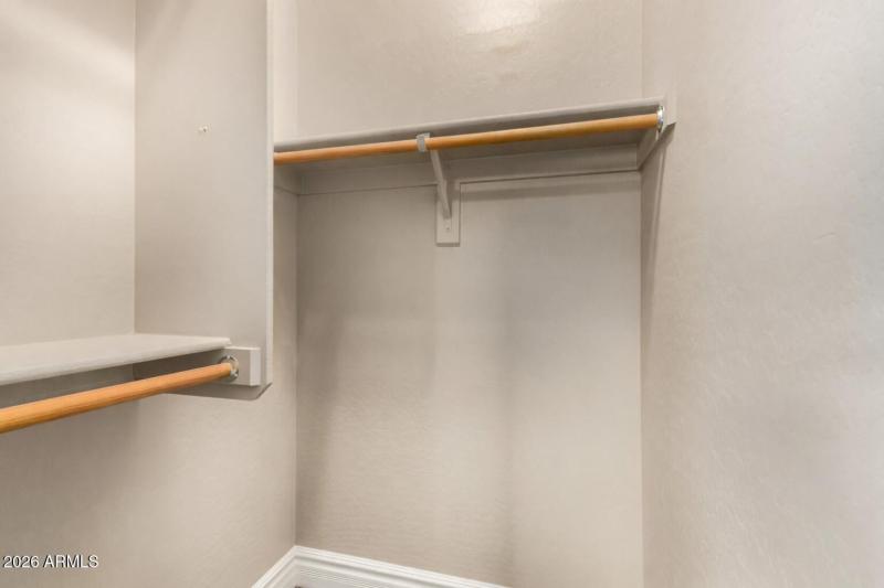 Walking in closet Bedroom 2