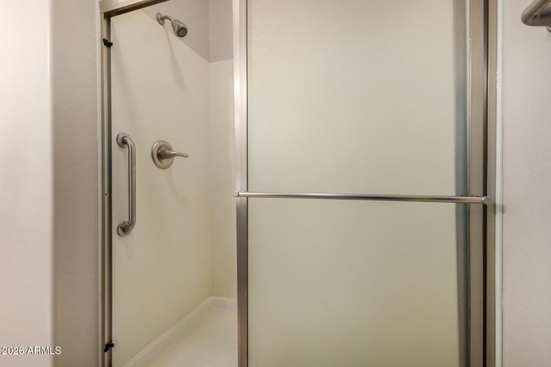 Shower with Grab Bar