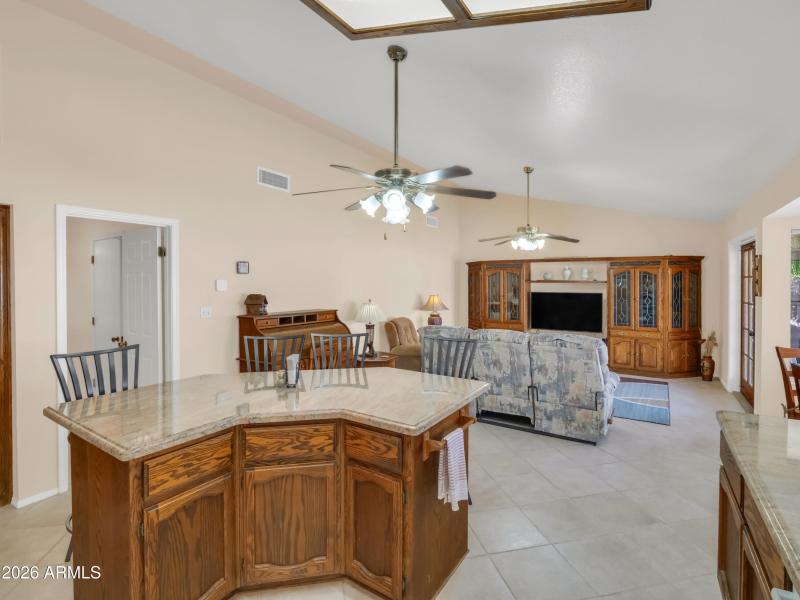 Kitchen Island Family Room