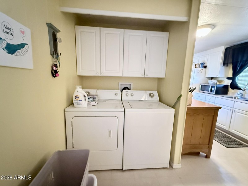 Laundry area