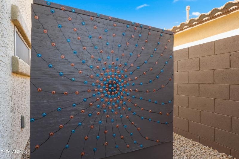 Privacy Wall to the Backyard