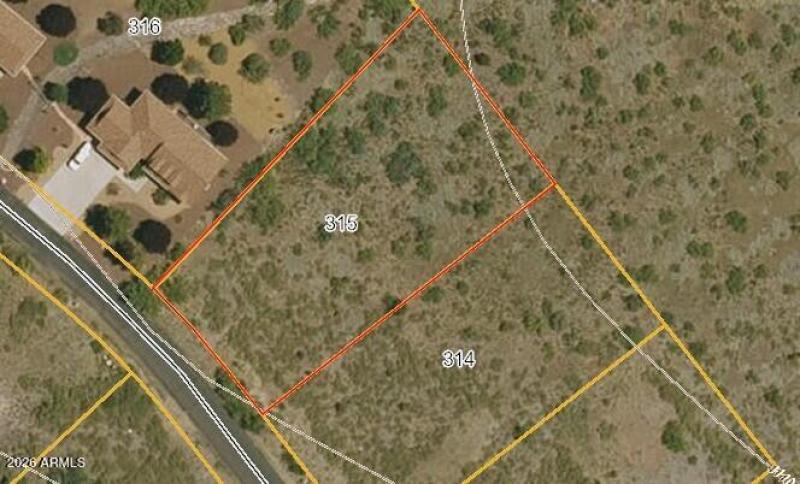 Aerial View of Lot Lines