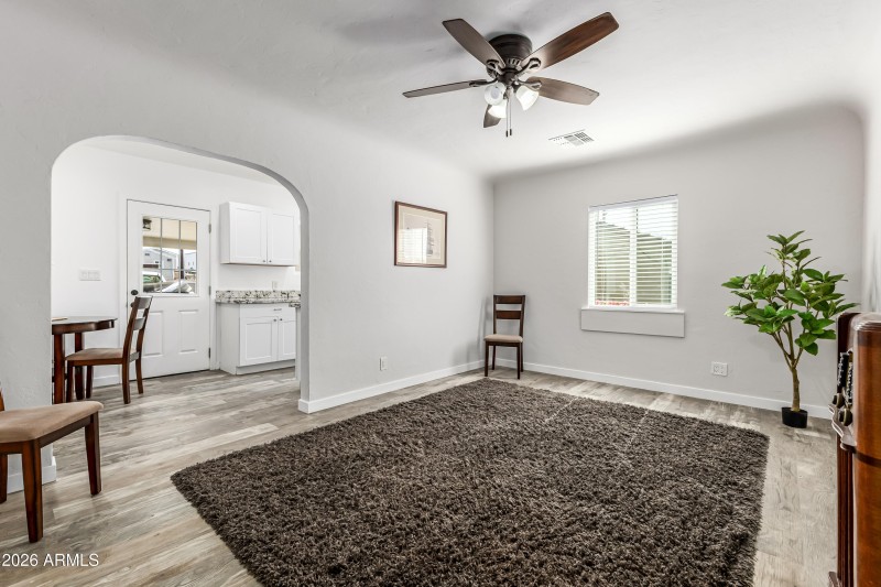 LIVING ROOM KITCHEN VIEW