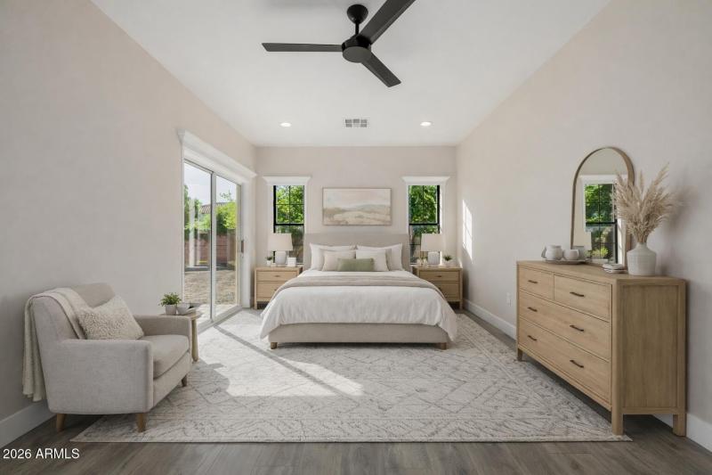 Virtiually Staged Guest Suite