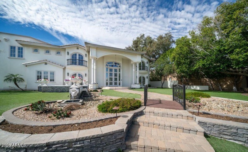 Brick Walkway To Entry