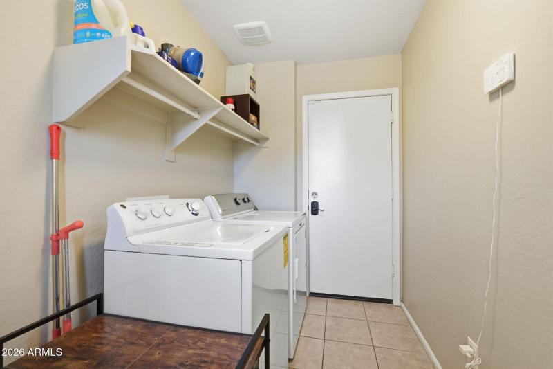 Laundry and Garage Entry