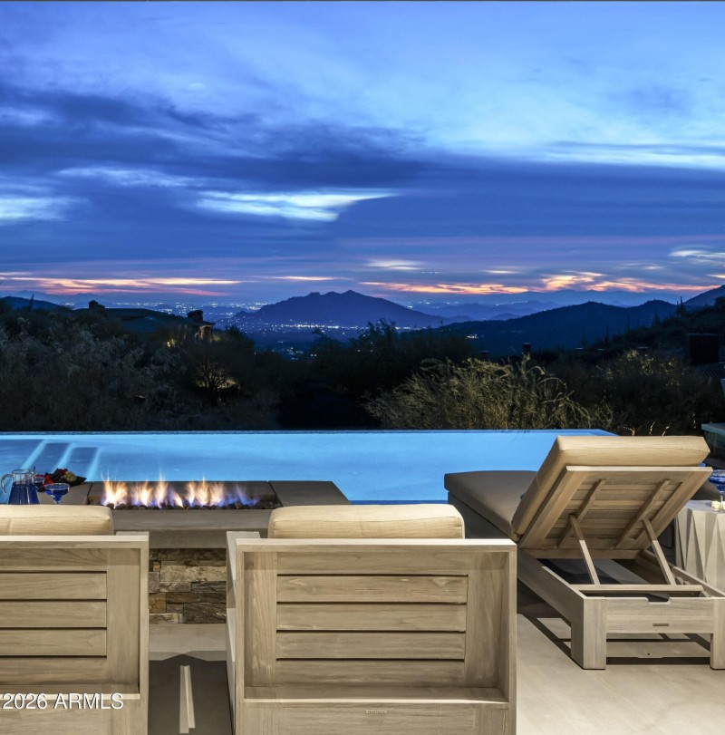 City, Mountain, and Sunset Views