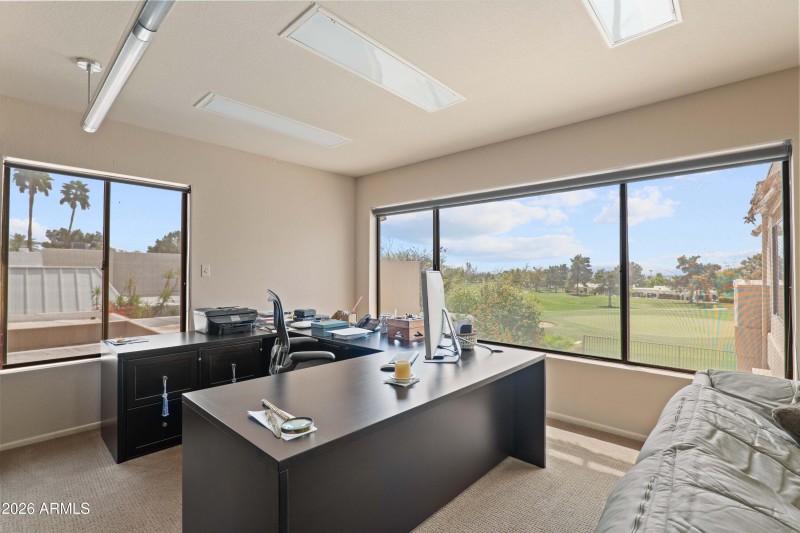 Upstairs Office with Views