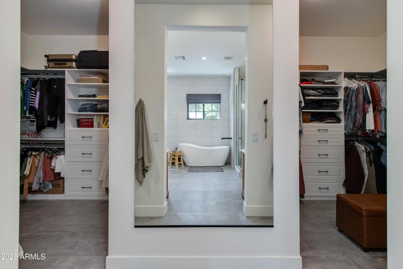 His and Her's Closets