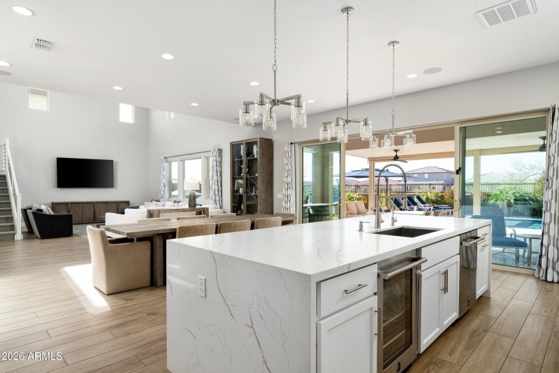 Kitchen Open to Great Room