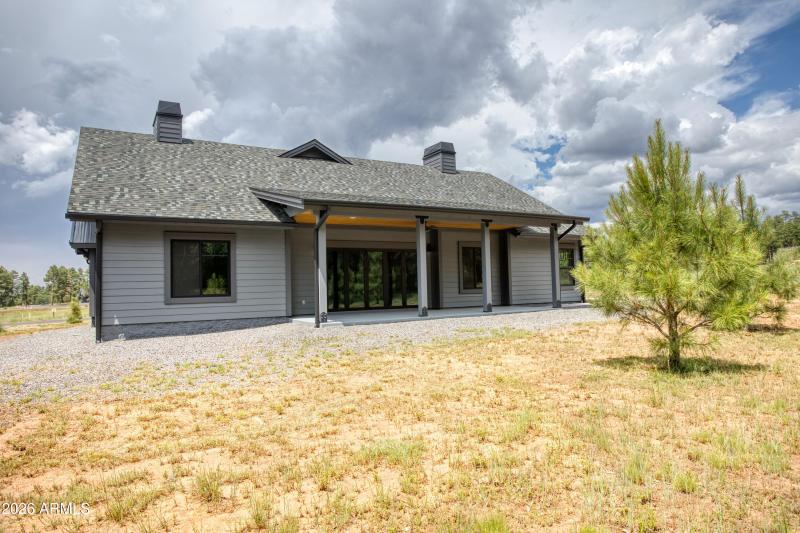 Back view of propoerty.