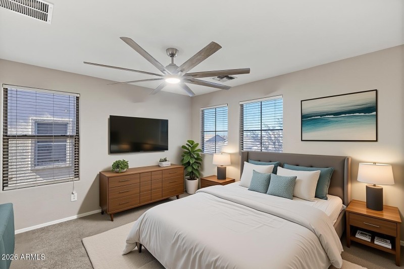 Bedroom - Virtually Staged