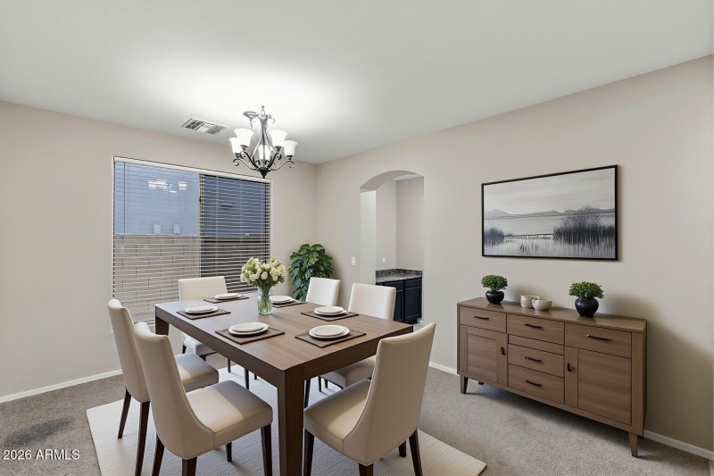 Dining Room - Virtually Staged