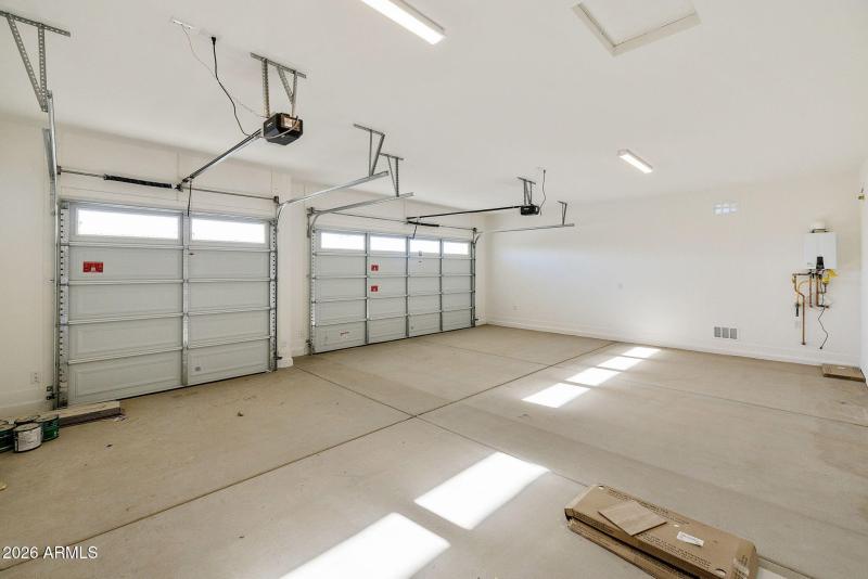 3 CAR WIDE GARAGE