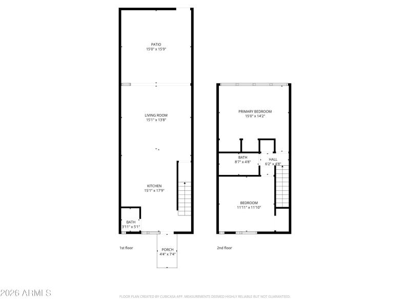 2D Floor Plan for 4411 North 40th Street