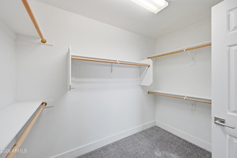 Massive walk-in closet