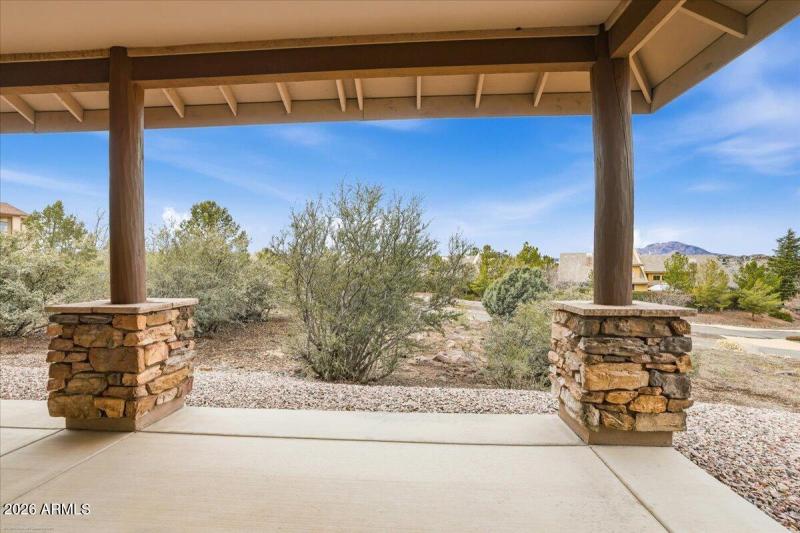 COVERED PATIO OFF PRIMARY SUITE
