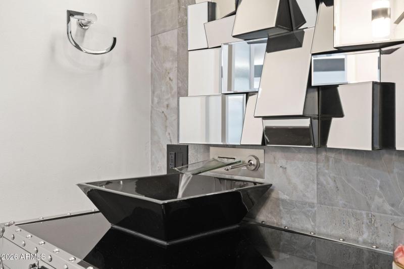 Powder Room w/ Statement Mirror