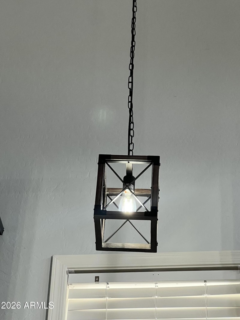 Upgraded light fixtures