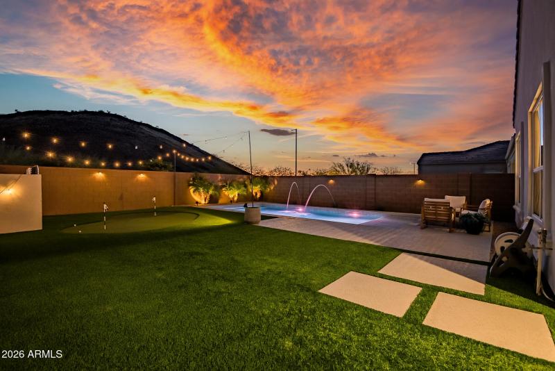 Golden Hour in the Backyard