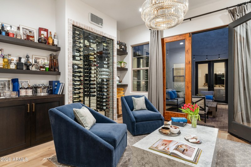 Wine Room w/ Patio Access