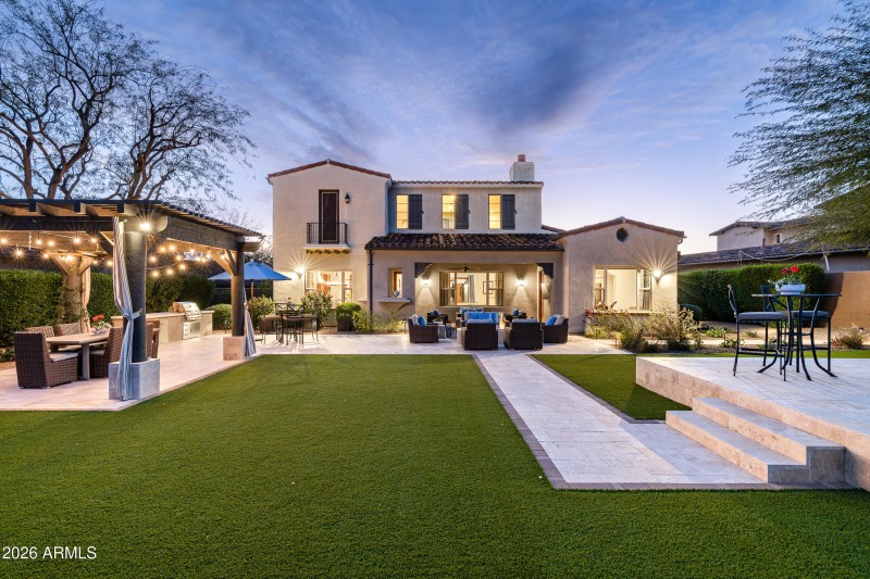 View of Home from Backyard