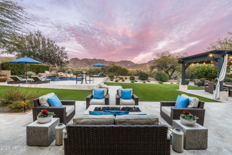 Sunset on the Mountains