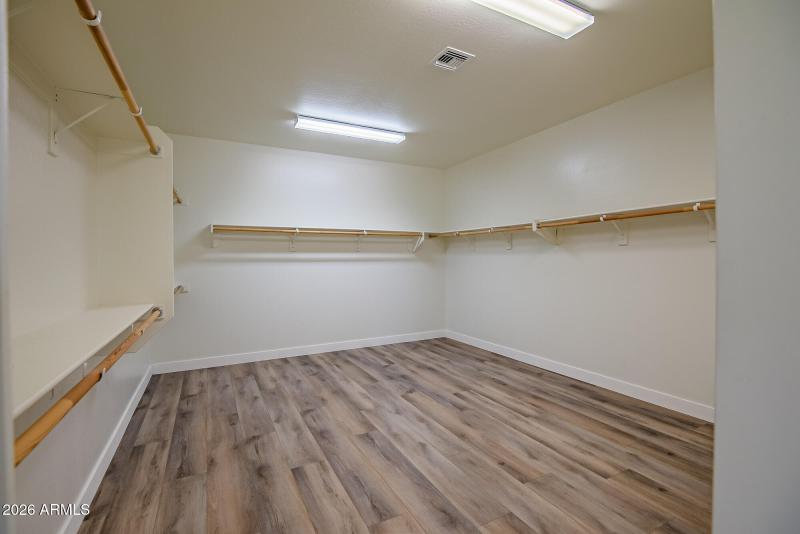 Massive Primary Closet