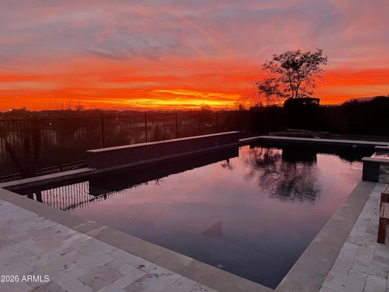 Sunset from Backyard