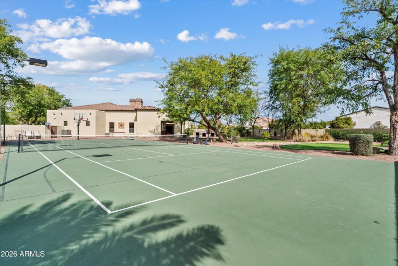 Could be Pickleball Court