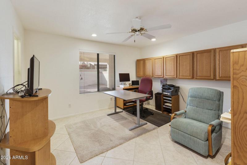 bedroom 3 OF 3 being used as Office