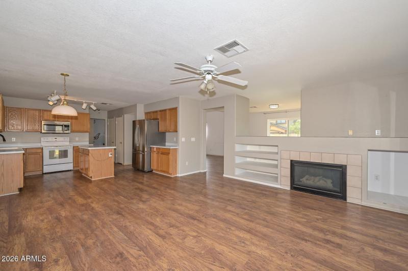 Family Room-Fireplace