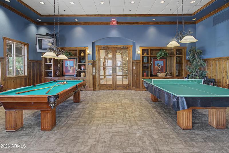 Solera Clubhouse Billiards Room